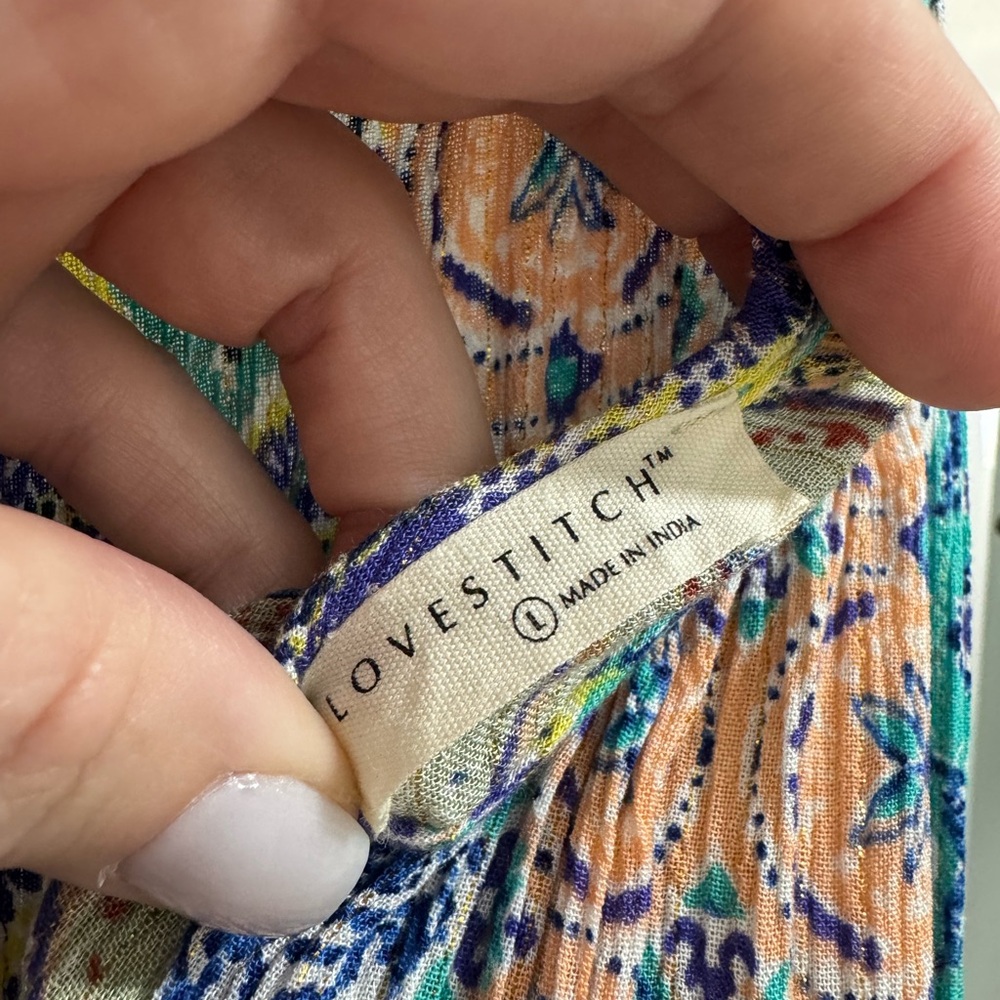 Lovestitch Multicolor Bohemian Maxi Dress - Picture 4 of 5